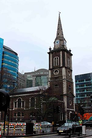 St Botolph Aldgate - Exterior View